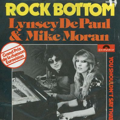 7" Lynsey De Paul & Mike Moran - Rock Bottom