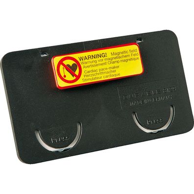 Durable Namensschild CLIP CARD mit Magnet, Kunststoff, 75x40mm, 25/ VE