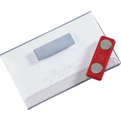 Durable Namensschild, Regular - mit Magnet, Kunststoff, 75x40mm, 25/ VE