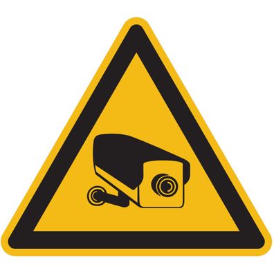 Warnschild, Warnung vor Videoüberwachung - praxisbewährt