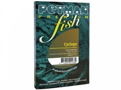 Petman fish Cyclops Fischfutter tiefgekühlt 100 g (Inhalt Paket: 50 Stück)
