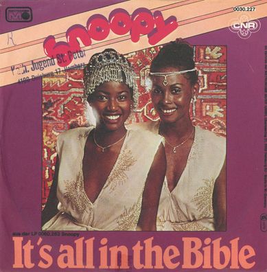 7" Snoopy - It´s all in the Bible