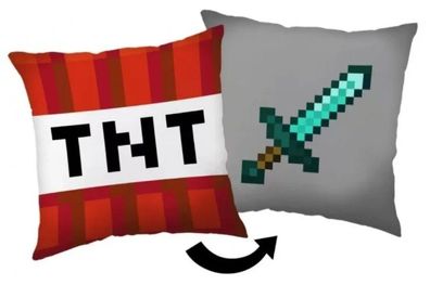 Minecraft Schwert Sword TNT Plush Pillow Kissen 40 * 40Cm