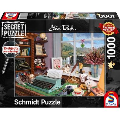 Puzzle Steve Read: Am Schreibtisch (Secret Puzzle) - Schmidt Spiele 59920 - (Spiel...