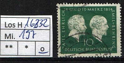 Los H16332: BRD Mi. 197, gest.