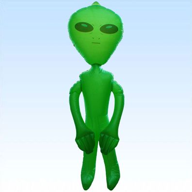 Alien aufblasbar 150cm Scherzartikel Deko Dekoration Partydeko Ausserirdischer