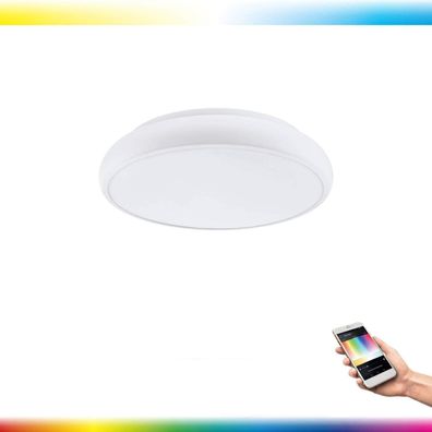 EGLO Connect-C LED Leuchte RGB smart 445mm rund 27W weiß AWOX EEK: F (Spektr A-G)