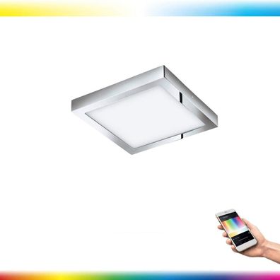 EGLO Connect-C LED Leuchte RGB smart 30cm quadratisch AWOX EEK: F (SpektrumA-G)