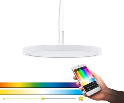EGLO Connect-C LED Hängeleuchte RGB smart 40cm 21W weiß AWOX EEK: F (SpektrumA-G)