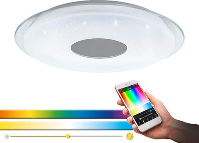 EGLO Connect-C LED Leuchte RGB smart 57cm 38W + Fernbedienung EEK: F(SpektrumA-G)