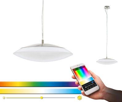 EGLO Connect-C LED Hängeleuchte RGB smart 44cm 27W weiß AWOX EEK: F (SpektrumA-G)