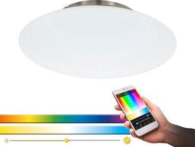 EGLO Connect-C LED Leuchte RGB smart 40cm rund 27W weiß AWOX EEK: E (SpektrumA-G)