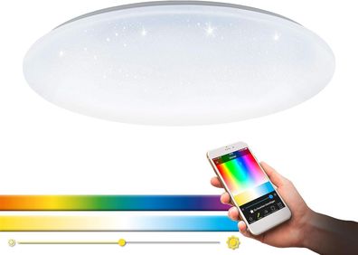 EGLO Connect-C LED Leuchte RGB smart 58cm rund 35W + FB AWOX EEK: E (SpektrumA-G)