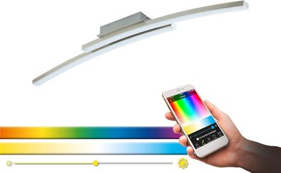EGLO smart Connect C-Link Deckenlampe Fraioli-c RGB DIMM EEK: F (Spektrum A-G)