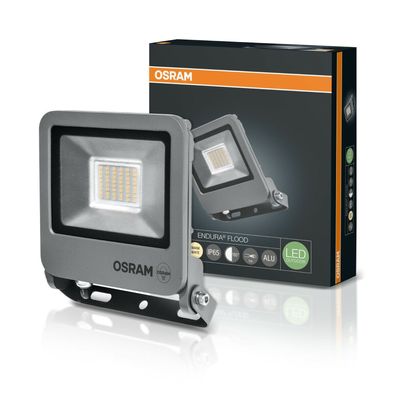 OSRAM LED Endura Flood Fluter für Außen, grau, Aluminium, 30Watt, 2400lm, IP65