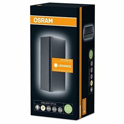 Osram LED Wandleuchte Außenleuchte grau Endura Style Updown IP44 13W