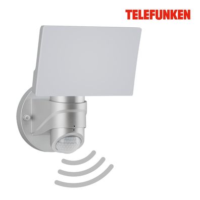Telefunken LED Außenstrahler Strahler mit Sensor 16W Weiß EEK: G (Spektrum A-G)