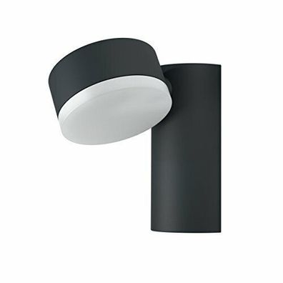 OSRAM LED Außenleuchte Endura Style Spot, flexibler Kopf, grau 440lm warmweiß 8W