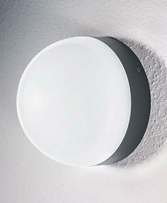 Osram LED Wand- und Deckenleuchte grau Außenleuchte 12W Warmweiß mit 2x Sensor