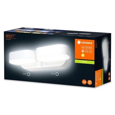 Osram LED Wandleuchte warmweiß 13W weiß Endura Style Duo Spot EEK: G (Spektr A-G)