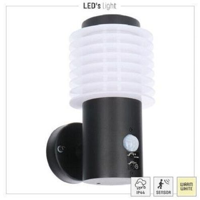 LED's Light Outdoor Wandleuchte Sensor / Bewegungsmmelder IP44 EEK: F (Spek A-G)