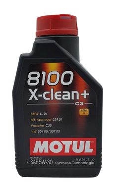 Motul 8100 X-clean+ 5W-30 1 Liter