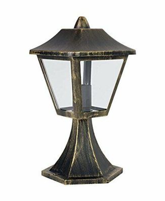 Osram LED Endura Vintage Gartenpylone Leuchte für außen Höhe 33cm E27 gold