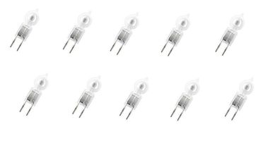 10x Osram Halogen PIN Stiftsockellampe GY6.35 35W=50W EEK: G (Spektrum A bis G)