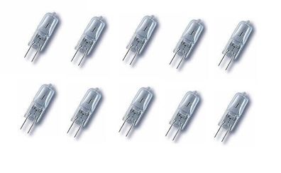 10x Osram Halostar PIN Stiftsockellampe G4 dimmbar 14W EEK: G (Spektrum A bis G)