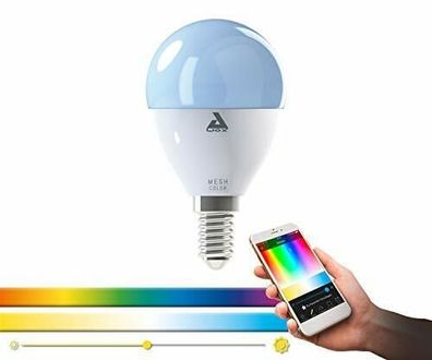 EGLO connect E14 LED Smart Home 5W RGB tunable dimmbar EEK F(Spektrum A bis G)
