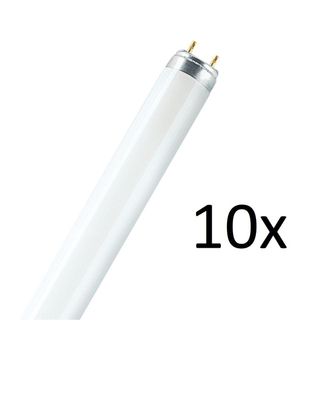 10x Osram T8 Leuchtstoffröhre Lumilux 36W 120cm Fluora EEK G (Spektrum A bis G)