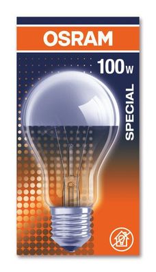 OSRAM Special Kopfspiegellampe E27 100W SILBER EEK: G (Spektrum A bis G)