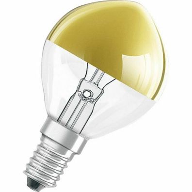 1x Osram Kopfspiegellampe vergoldet gold E14 25W warmweiß EEK: G (Spekt A bis G)