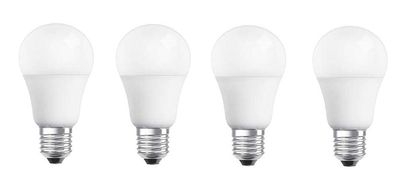 4x Osram LED Parathom Lampe Birne A 60 E27 10W=60W warmweiß EEK: G (Spektrum A-G)