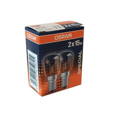 2x Osram Special Oven T 15W E14 Backofen Ofen 2700K EEK: G (Spektrum A-G)