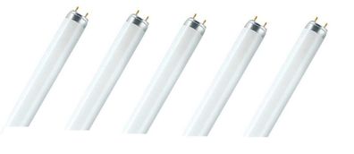 5x Osram LED SubstiTUBE Röhre 7,3W 60cm G13 kaltweiß + Sensor EEK: G (Spekt A-G)
