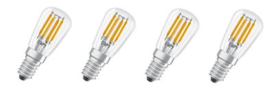 4x Osram LED Special T26 2,8W = 25W E14 Kühlschrank Lampe EEK: F (Spektrum A-G)