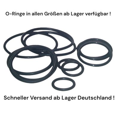 O-Ring 0-500mm x ALLE Schnurstärken NBR70 NBR 70 OR Oring JEDE Schnurr