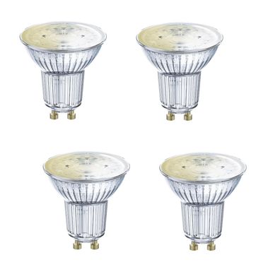 4x Ledvance Smart+ LED Spot GU10 dimmbar warmweiß ZigBee EEK: F (Spektrum A-G)