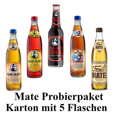 Mate Probierpaket 5 Flaschen
