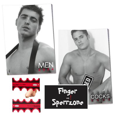 Erotik Kalender 2024 Bundle Set nackte Männer Real Cock & Sexy Men & Messlatte ...