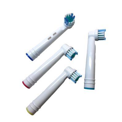 Ersatzbürstenköpfe kompatibel mit Oral B Braun, Packung mit 4 elektrischen Zahnbür...