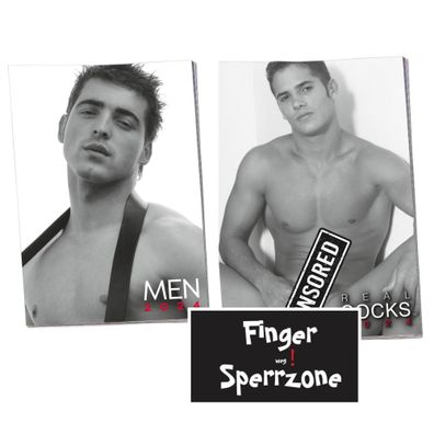 Erotik Kalender Bundle Set 2024 Real Cock & Sexy Men nackte Männer schöne Männer ...