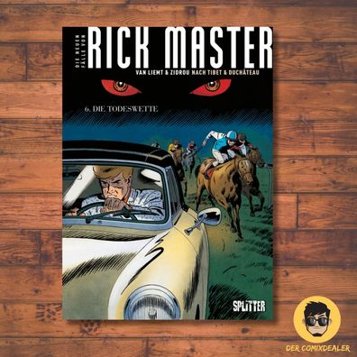 Rick Master - Neue Fälle 06 Die Todeswette / Splitter/ Zidrou / Krimi / Comic / NEU