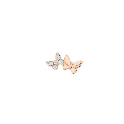 Dodo – DHC2008RBFLYDB09R – Kostbarer Schmetterlings-ohrring