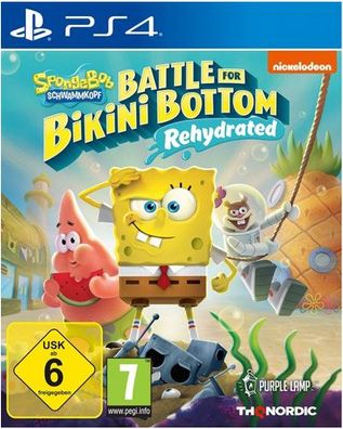 SpongeBob BFBB Rehydrated PS-4 multilingual Battle for Bikini Bottom - THQ ...