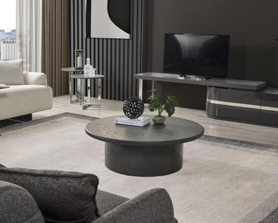 Couchtisch Beistelltisch Wohnzimmer Tisch Grau Holz Design Möbel