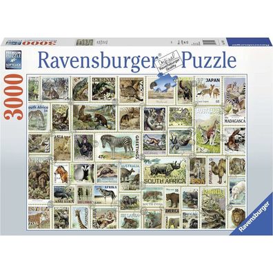 Ravensburger Puzzle Tierbriefmarken (17079)