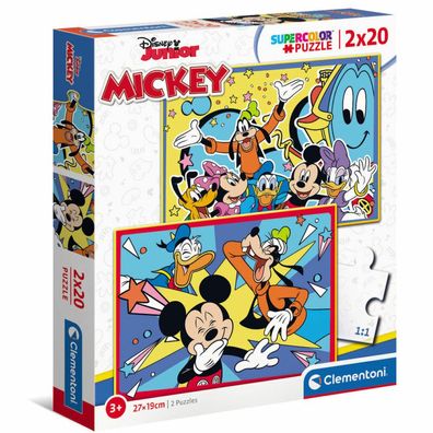 Disney Mickey-Puzzle 2x20Stück