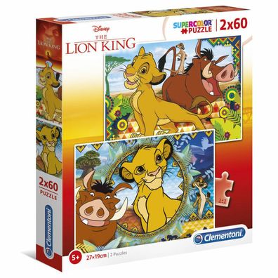Disney Der König der Löwen Puzzle 2x60Stück